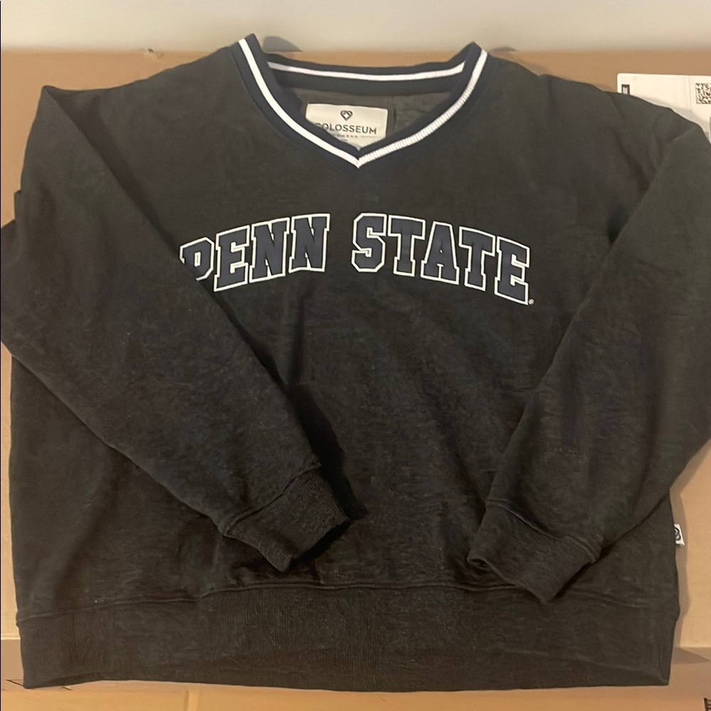 Colosseum Black V-Neck Sweater